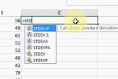 How to do standard deviation on excel for mac 2011